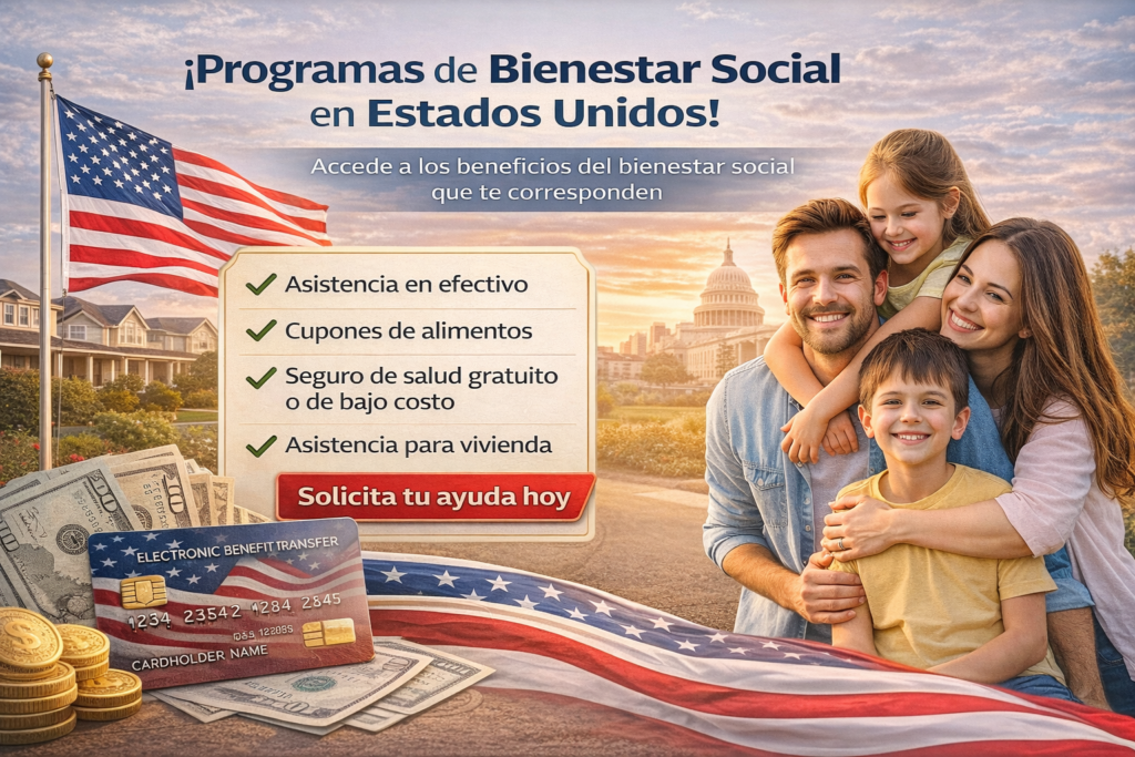 ❤️‍🩹 Programas de bienestar social en Estados Unidos