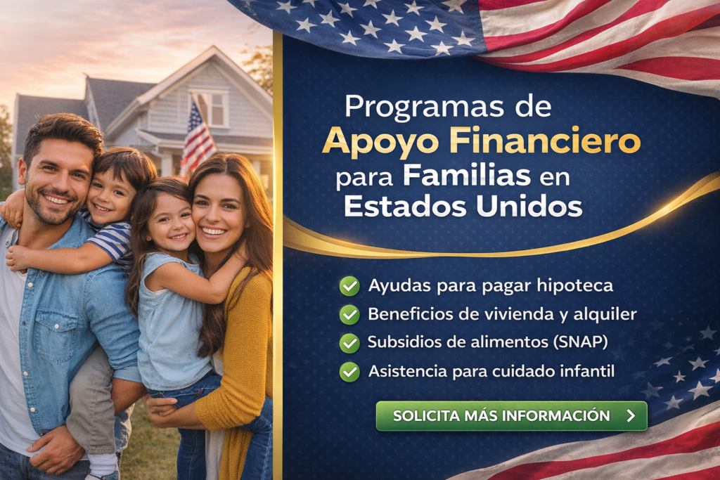 🏦Programas de apoyo financiero para familias en Estados Unidos